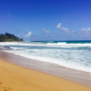 Kealia Beach - crazy out there, but good for surfing - Beaches Near Me - Kapaa, Hawaii