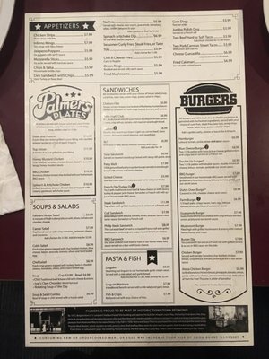 Menu photo 5 Palmers East Redmond, WA Menu photo 5 Palmers East Redmond, WA
