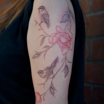 Tattoo Point - Botanical fineline tattoo - Tattoo Near Me - Costa Mesa, California Tattoo Point - Botanical fineline tattoo - Tattoo Near Me - Costa Mesa, California