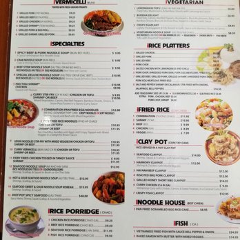 iPho Noodle House - Actual menu 2 - Vietnamese Near Me - Lake Mary, Florida iPho Noodle House - Actual menu 2 - Vietnamese Near Me - Lake Mary, Florida