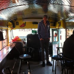 Taqueria Y Torteria Morelos - Loyal customer at front of bus