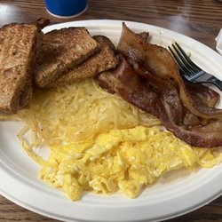 Scalehouse Cafe - Eggs and bacon meal