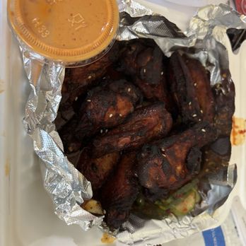 Heirloom Market BBQ - Sweet & Spicy Smoked Wings (one pound) - Barbeque Near Me - Atlanta, Georgia Heirloom Market BBQ - Sweet & Spicy Smoked Wings (one pound) - Barbeque Near Me - Atlanta, Georgia