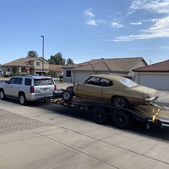 UV Rentals - 20' Trailer rental with my 1970 Lemans on it - Trailer Rental Near Me - Gilbert, Arizona UV Rentals - 20' Trailer rental with my 1970 Lemans on it - Trailer Rental Near Me - Gilbert, Arizona