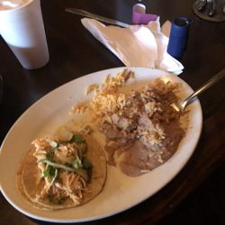 Friaco's Mexican Restaurant - My daughters taco kids meal