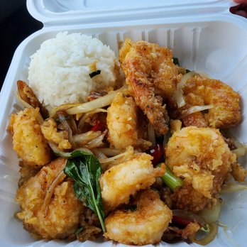 Thai Mee Up - Crispy garlic shrimp - Food Trucks Near Me - Kahului, Hawaii