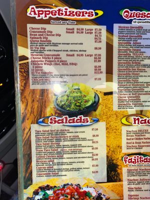 Menu photo 8 El Tio Douglasville, GA
