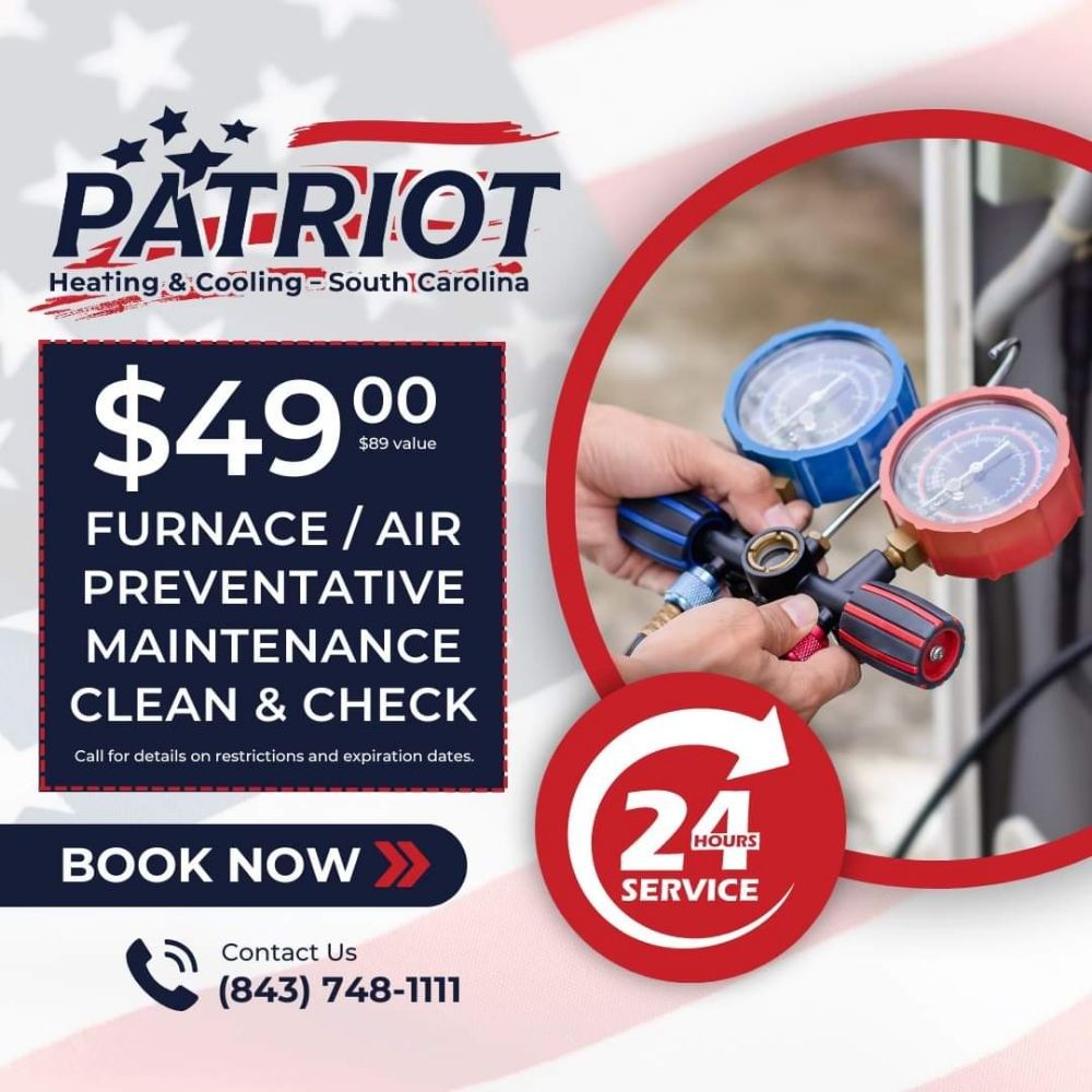 PATRIOT HEATING & COOLING Updated October 2024 Murrells Inlet