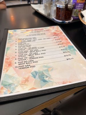 Menu photo 4 Pho Good Garden Grove, CA