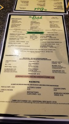 Menu photo 5 Little Dutch Inn Yakima, WA