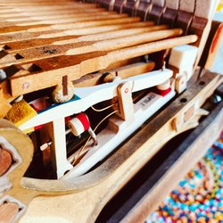 Buddy's Piano Tuning and Repair - Whippen replacement on an old Steinway Model A.