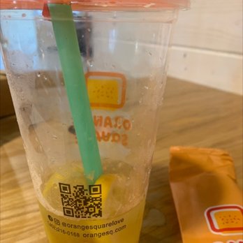 Orange Square - A16. Winter Melon Lemon Aiyu - Taiwanese Near Me - Santa Clara, California
