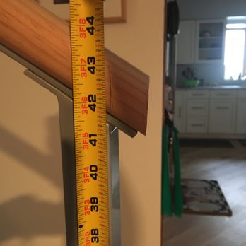 Joey Remodeler - Miguel failed to do math properly; nearly 44" high at bottom of stairs, up to my armpit! He wanted to walk away leaving it like this. - General Contractors Near Me - Long Beach, California Joey Remodeler - Miguel failed to do math properly; nearly 44" high at bottom of stairs, up to my armpit! He wanted to walk away leaving it like this. - General Contractors Near Me - Long Beach, California
