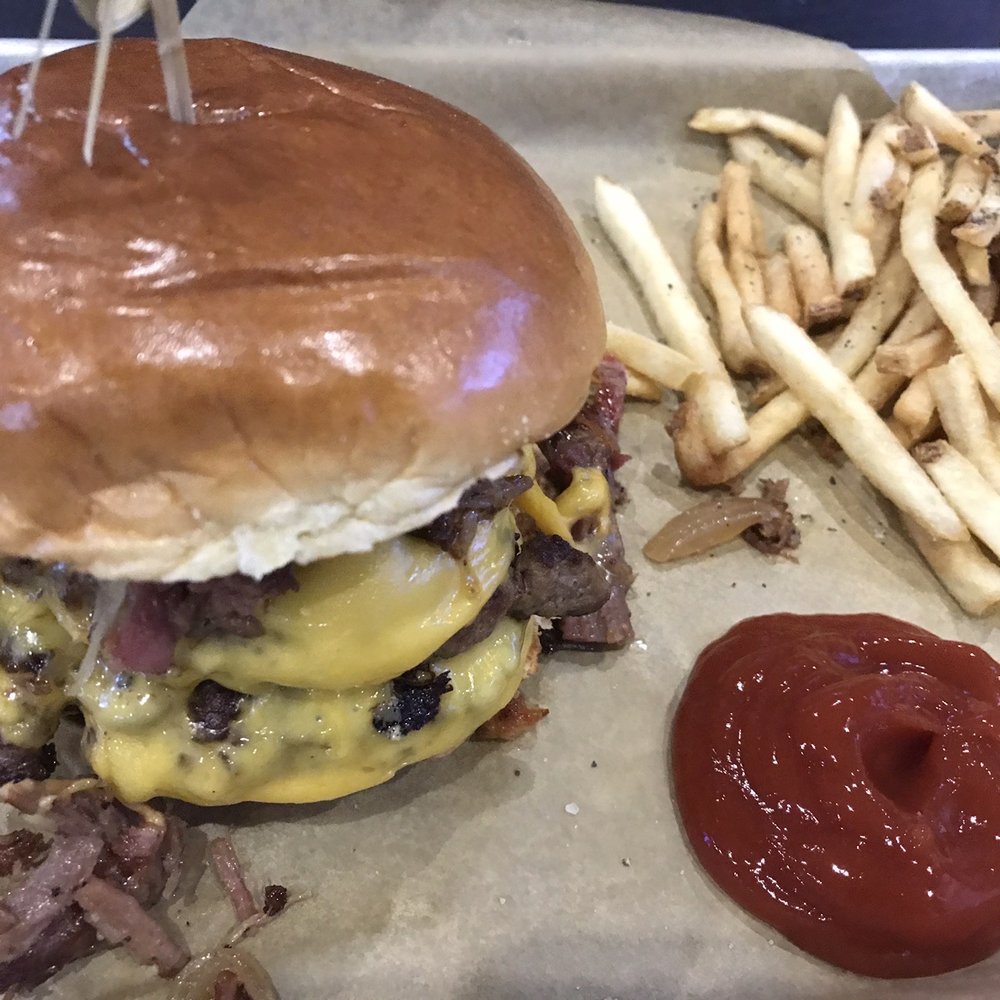 Buffalo Wild Wings - Brisket burger and fries - American Near Me - Council Bluffs, Iowa