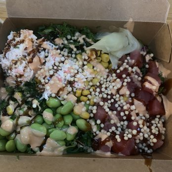 Bul Box - Spicy Tuna Poke Box was delicious and presentation was great. - Asian Fusion Near Me - Raleigh, North Carolina Bul Box - Spicy Tuna Poke Box was delicious and presentation was great. - Asian Fusion Near Me - Raleigh, North Carolina