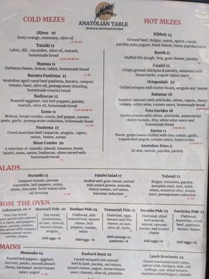 Menu photo 7 Anatolian Table San Francisco, CA Menu photo 7 Anatolian Table San Francisco, CA
