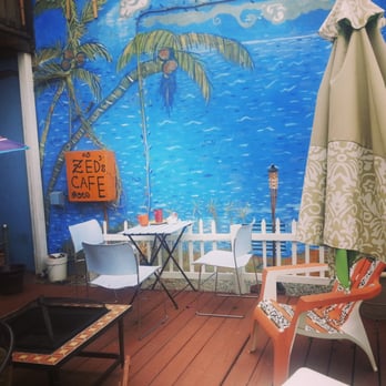 Zed's Cafe - Patio and relaxing, oceanic view. :) - Coffee & Tea Near Me - Silver Spring, Maryland