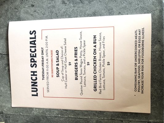 Menu photo 4 Rusty Axe Brewing Lufkin, TX