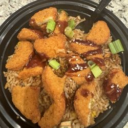 Ring Your Bell Teppanyaki - "Breaded chicken teppanyaki bowl"