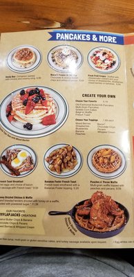 Menu photo 5 Flapjack's Pancake Cabin Kodak, TN