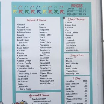 The Funky Monkey Shaved Ice - the menu - Shaved Snow Near Me - Granbury, Texas The Funky Monkey Shaved Ice - the menu - Shaved Snow Near Me - Granbury, Texas