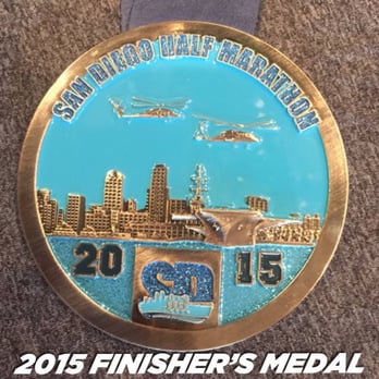 GOVX San Diego Half Marathon - 2015 Half Marathon Medal - Races & Competitions Near Me - San Marcos, California GOVX San Diego Half Marathon - 2015 Half Marathon Medal - Races & Competitions Near Me - San Marcos, California