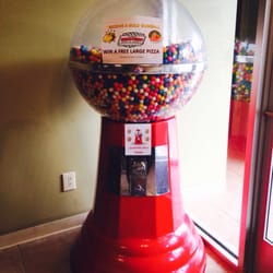 The Brickyard - Get a gold gum ball and win a FREE large pizza!!