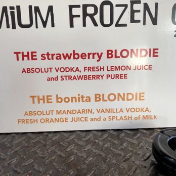 Blondies - Drink Menu 2 of 4 - March 2019 - VN - Cocktail Bars Near Me - Puerto Vallarta, JAL Blondies - Drink Menu 2 of 4 - March 2019 - VN - Cocktail Bars Near Me - Puerto Vallarta, JAL