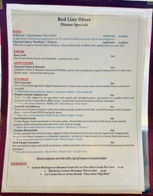 Menu photo 5 Red Line Diner Fishkill, NY Menu photo 5 Red Line Diner Fishkill, NY