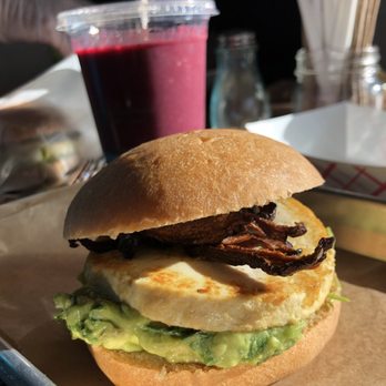 Grass Roots Kitchen - Vegan egg sandwich with shiitake bacon and avocado - New American Near Me - Tarrytown, New York Grass Roots Kitchen - Vegan egg sandwich with shiitake bacon and avocado - New American Near Me - Tarrytown, New York
