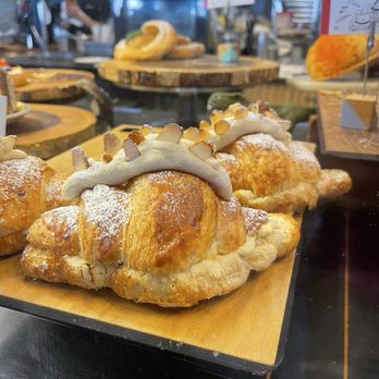 PublicUs - An almond croissant...little Dino's - Coffee & Tea Near Me - Las Vegas, Nevada