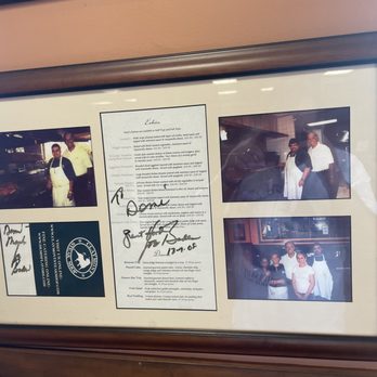 Claymont Steak Shop - Joe Biden signed plaque. - Pizza Near Me - Claymont, Delaware
