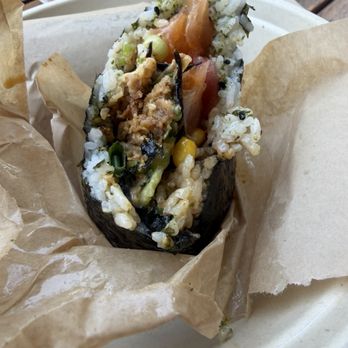Pokeworks - Poke Burrito - Large (3 Proteins) - Salad Near Me - Los Angeles, California Pokeworks - Poke Burrito - Large (3 Proteins) - Salad Near Me - Los Angeles, California