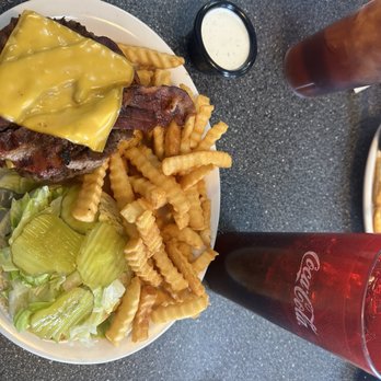 Chubby's - Double Cheese Burger with Bacon - Breakfast & Brunch Near Me - Lemoore, California Chubby's - Double Cheese Burger with Bacon - Breakfast & Brunch Near Me - Lemoore, California