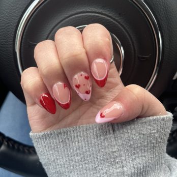 Mega Nails - acrylic nails with han ($80) - Nail Technicians Near Me - San Jose, California