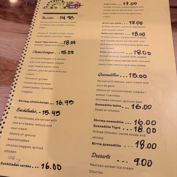 Tigrez Mexican Restaurant - Menu - Mexican Near Me - St. Louis, Missouri