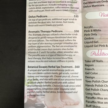 PINK PETALS NAIL SPA - Pedicure menu - Nail Salons Near Me - Sarasota, Florida