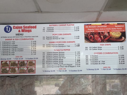 TJ Cajun Seafood, Wings and Pho by null