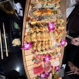 This was sushi boat C. We subbed the Flaming Shrooms for Deep Fried Alex! We finished everything it was great. This was sushi boat C. We subbed the Flaming Shrooms for Deep Fried Alex! We finished everything it was great.