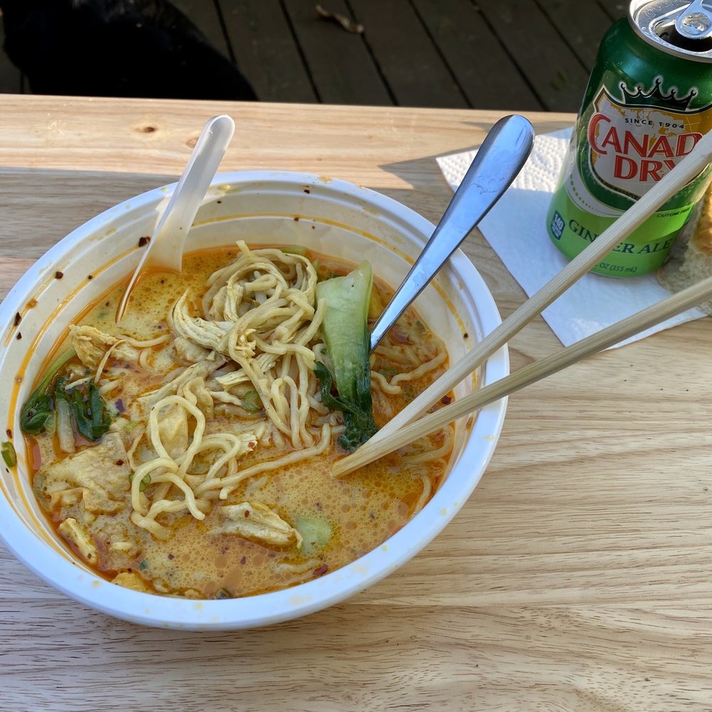 Noodle Boulevard - Chicken Curry Ramen - spice level 3/6 "medium" - Ramen Near Me - Cary, North Carolina Noodle Boulevard - Chicken Curry Ramen - spice level 3/6 "medium" - Ramen Near Me - Cary, North Carolina