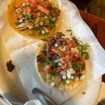 El Bracero - One pork and one steak Mexicana style taco added pico and hot sauce... - Mexican Near Me - Michigan City, Indiana El Bracero - One pork and one steak Mexicana style taco added pico and hot sauce... - Mexican Near Me - Michigan City, Indiana