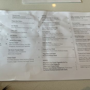MW Restaurant - Food menu - New American Near Me - Honolulu, Hawaii MW Restaurant - Food menu - New American Near Me - Honolulu, Hawaii