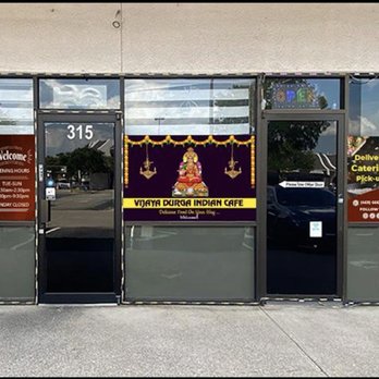 Vijaya Durga Indian Cafe - the outside of the restaurant - Indian Near Me - Plano, Texas Vijaya Durga Indian Cafe - the outside of the restaurant - Indian Near Me - Plano, Texas