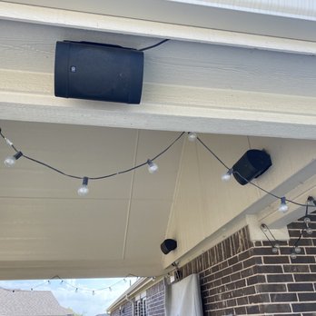 HomeTekMedia - Outdoor speaker set up - Home Theatre Installation Near Me - Frisco, Texas HomeTekMedia - Outdoor speaker set up - Home Theatre Installation Near Me - Frisco, Texas