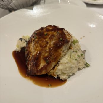 The Capital Grille - Roasted Chicken Breast with Mushrooms and Parmesan Risotto - Steakhouses Near Me - Palm Beach Gardens, Florida The Capital Grille - Roasted Chicken Breast with Mushrooms and Parmesan Risotto - Steakhouses Near Me - Palm Beach Gardens, Florida
