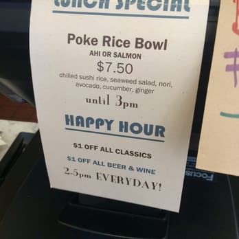 FISH DISTRICT - $7.50 poke bowls before 3pm - Seafood Near Me - San Diego, California