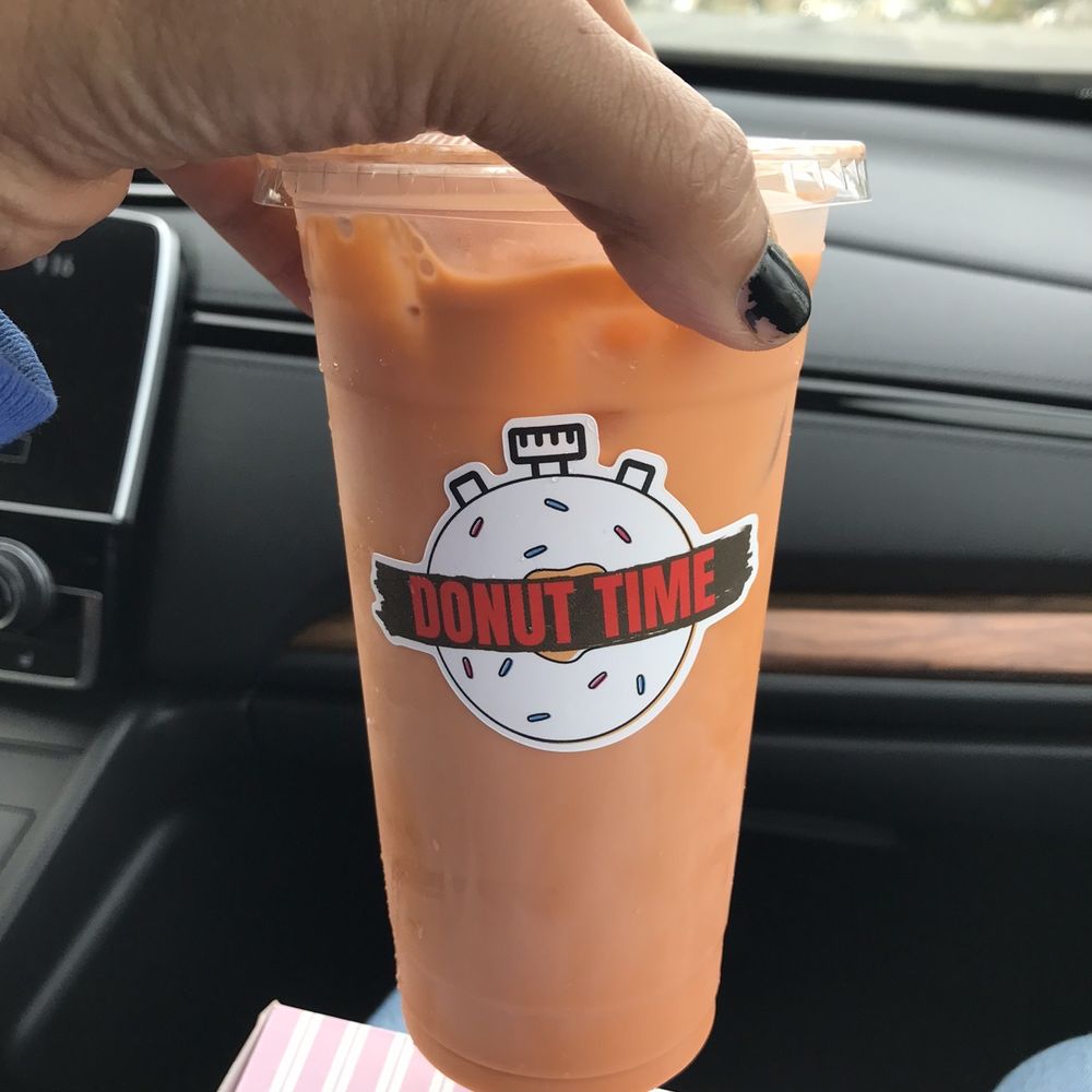 Donut Time - Thai iced tea - Donuts Near Me - Sacramento, California Donut Time - Thai iced tea - Donuts Near Me - Sacramento, California