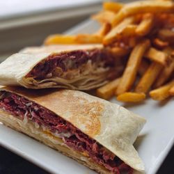 Custom House Bar & Grill - Corned Beef Crunch Wrap