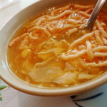 Lucky Panda - Corn in their egg drop soup, mighty tasty. - Chinese Near Me - Aurora, Illinois