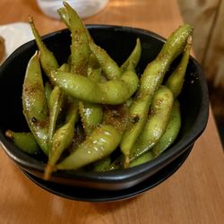 Niku Bomb AYCE Japanese BBQ - Spicy garlic edamame